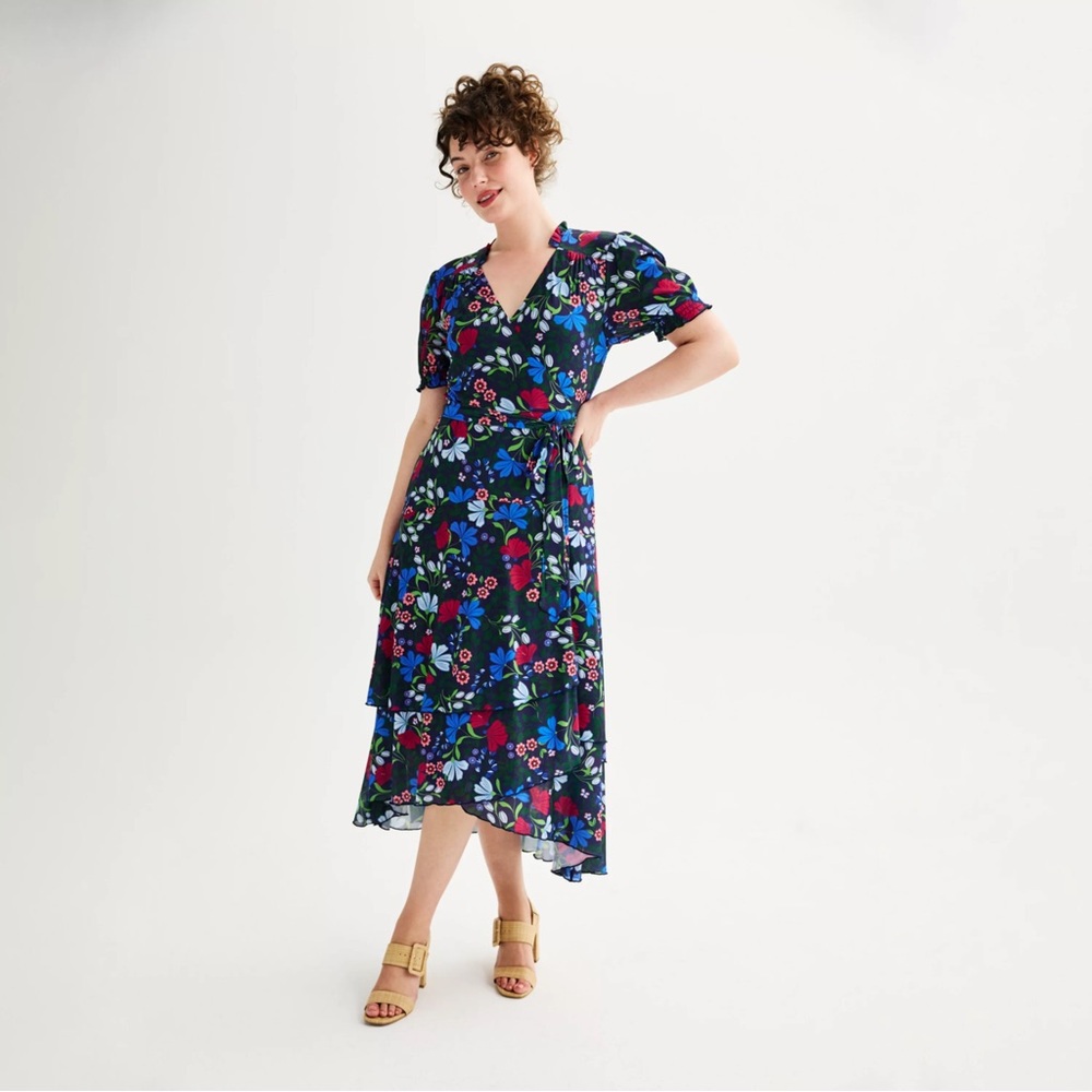 Women's Draper James Puff Sleeve Wrap Dress